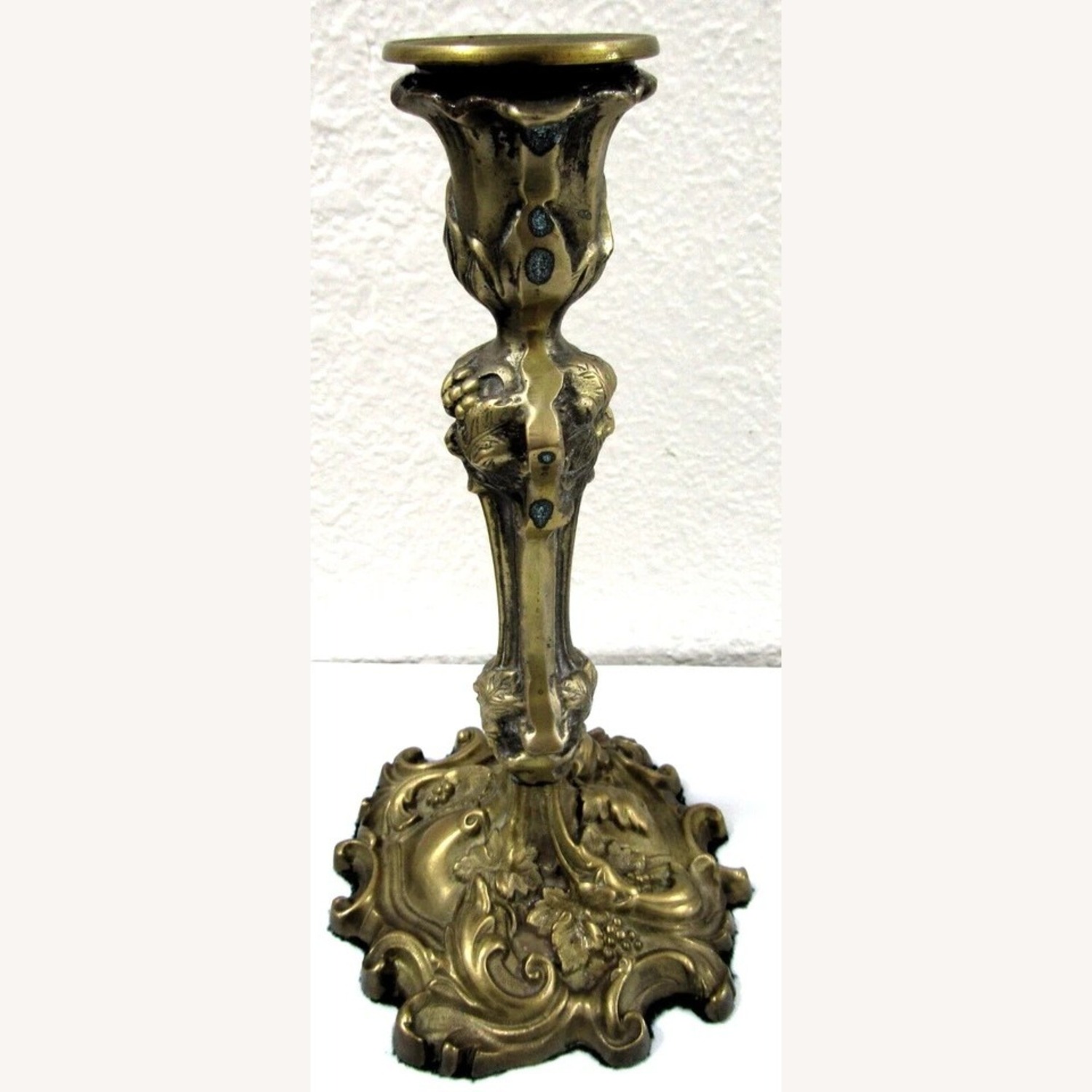 Pair French Rococo Revival Candlesticks - image-2