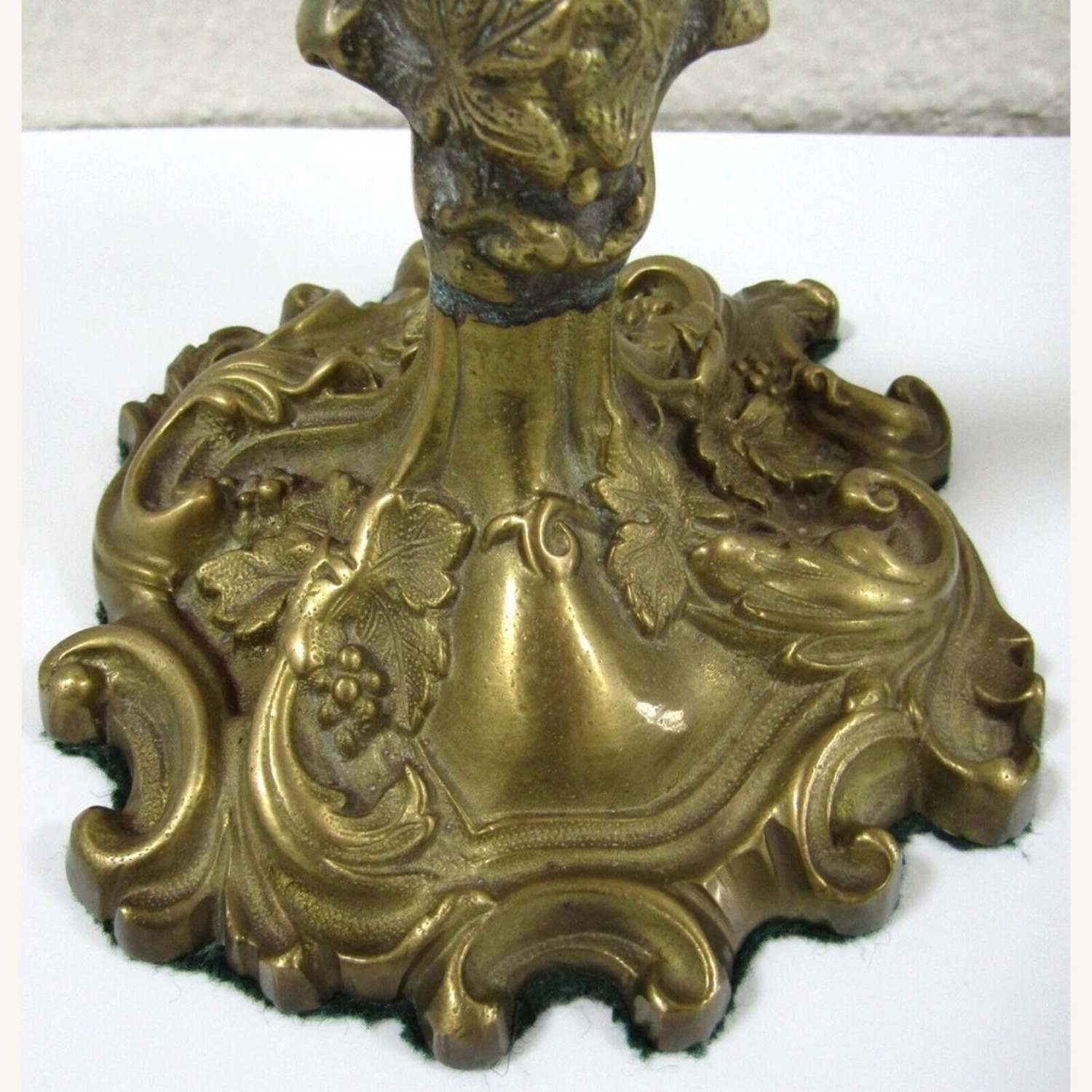 Pair French Rococo Revival Candlesticks - image-5