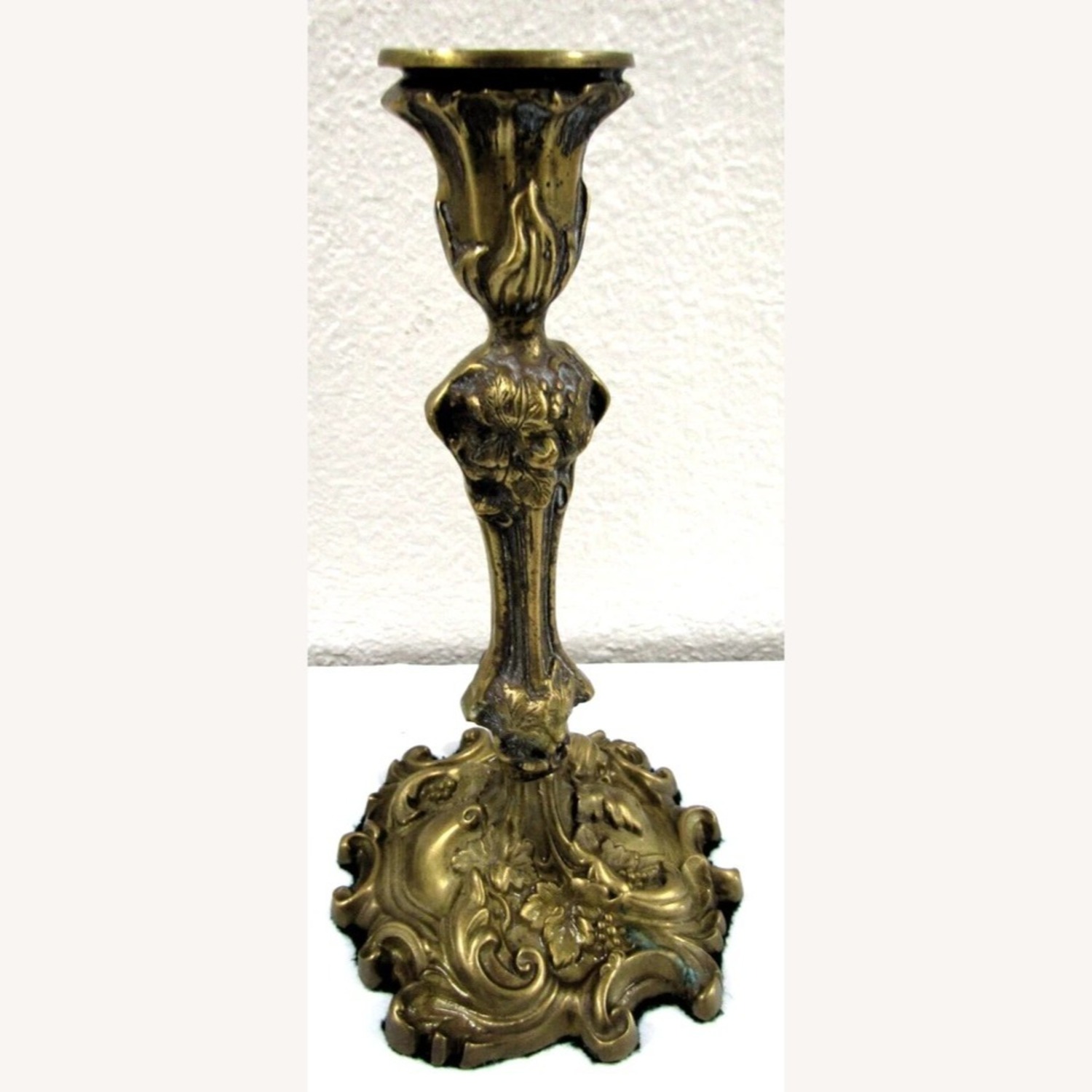Pair French Rococo Revival Candlesticks - image-3