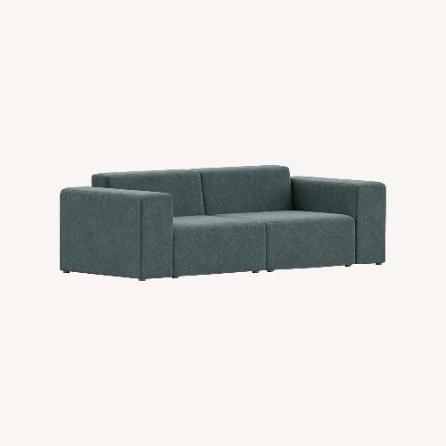 Used Floyd Green Two-Piece Form Sectional for sale on AptDeco