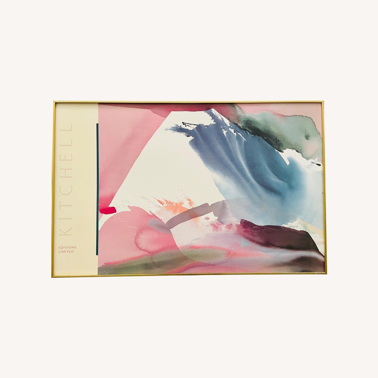 Vintage Abstract Litho Print Peter Kitchell - image-0