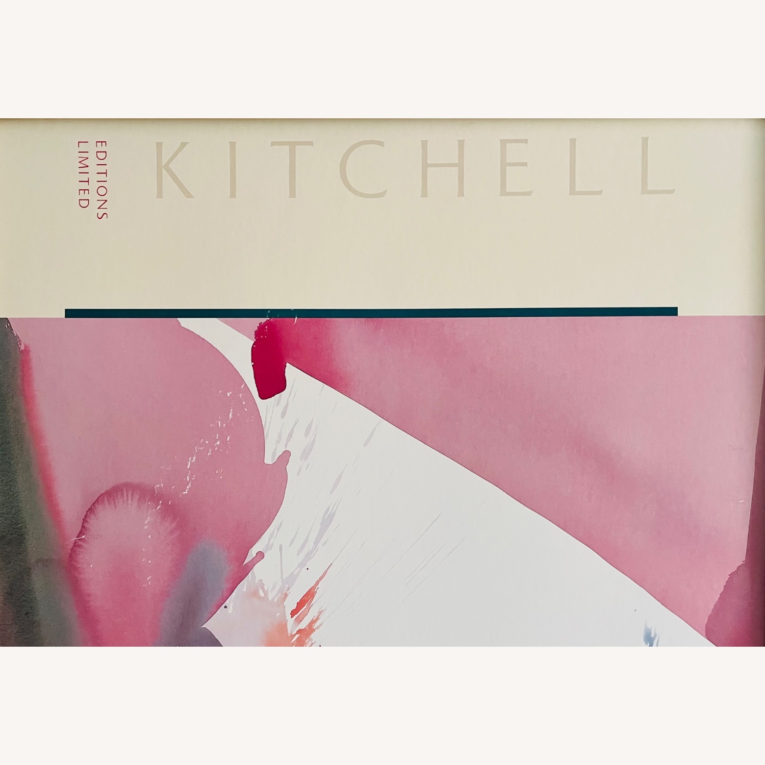 Vintage Abstract Litho Print Peter Kitchell - image-5