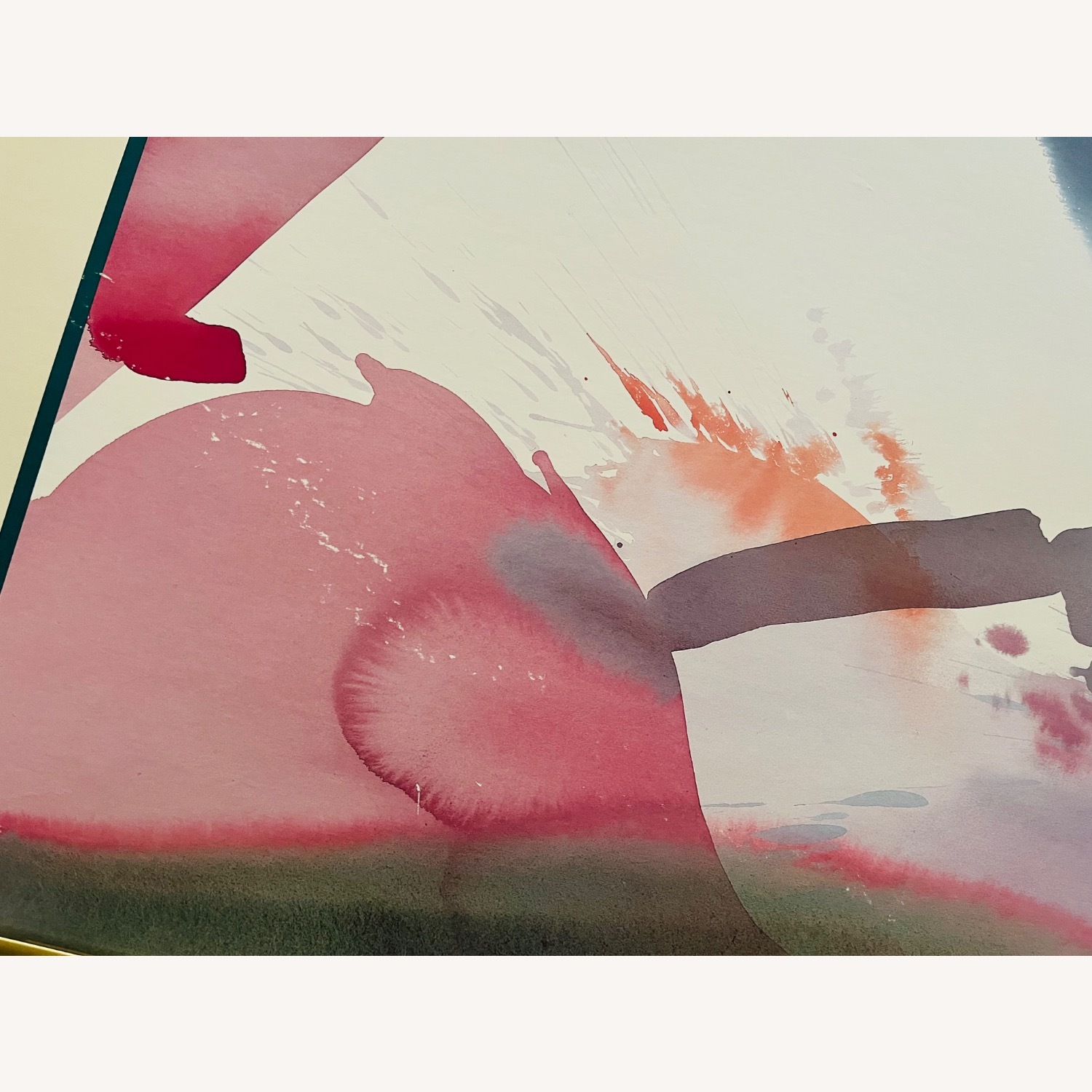 Vintage Abstract Litho Print Peter Kitchell - image-3