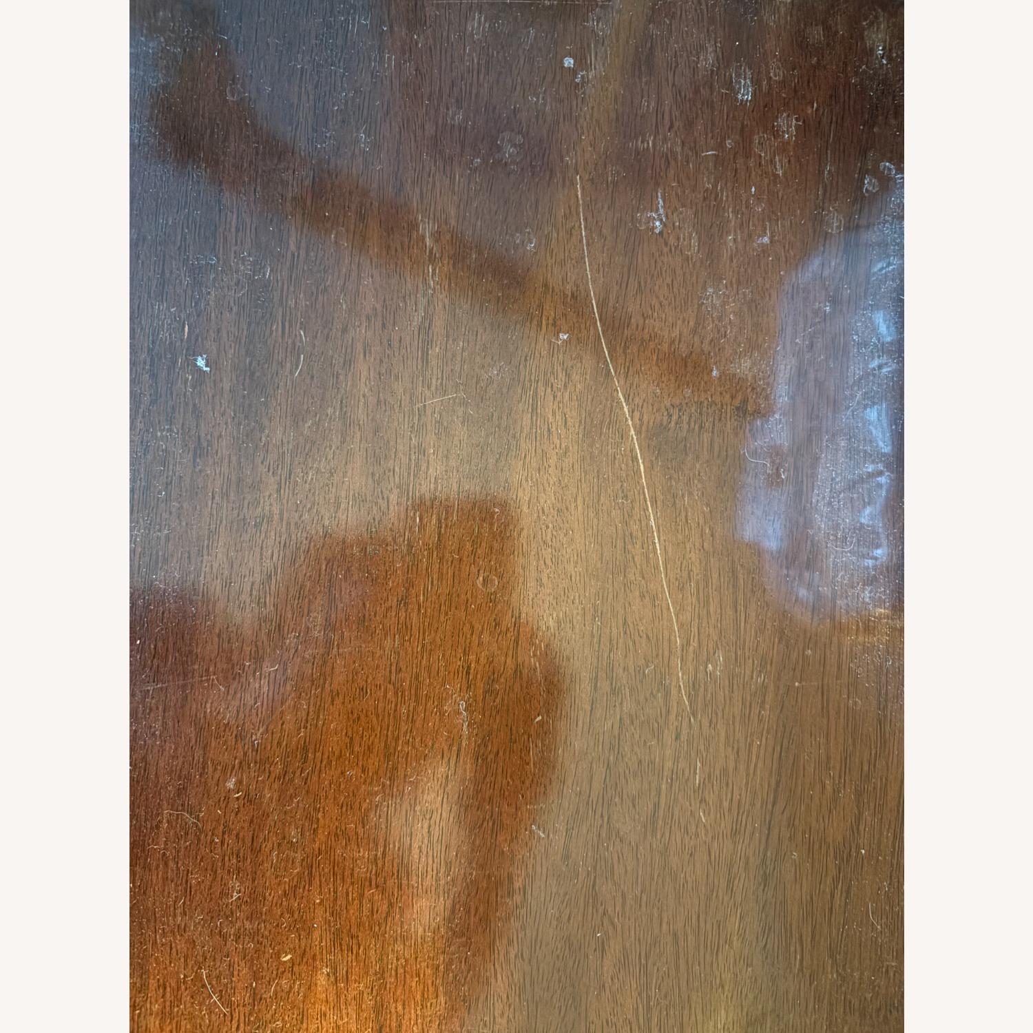 Antique 1930s Sold Mahogany Writing Desk - image-28