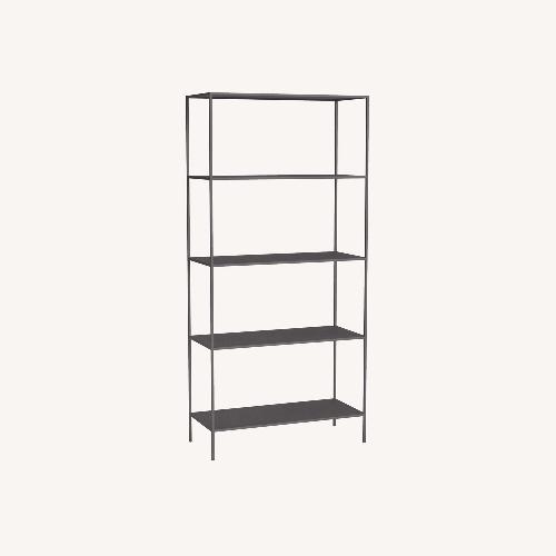 Used Blue Slim Bookshelf for sale on AptDeco