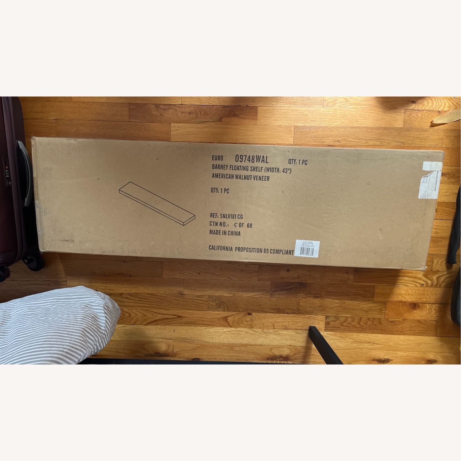 Wayfair Walnut Floating Shelf - image-2