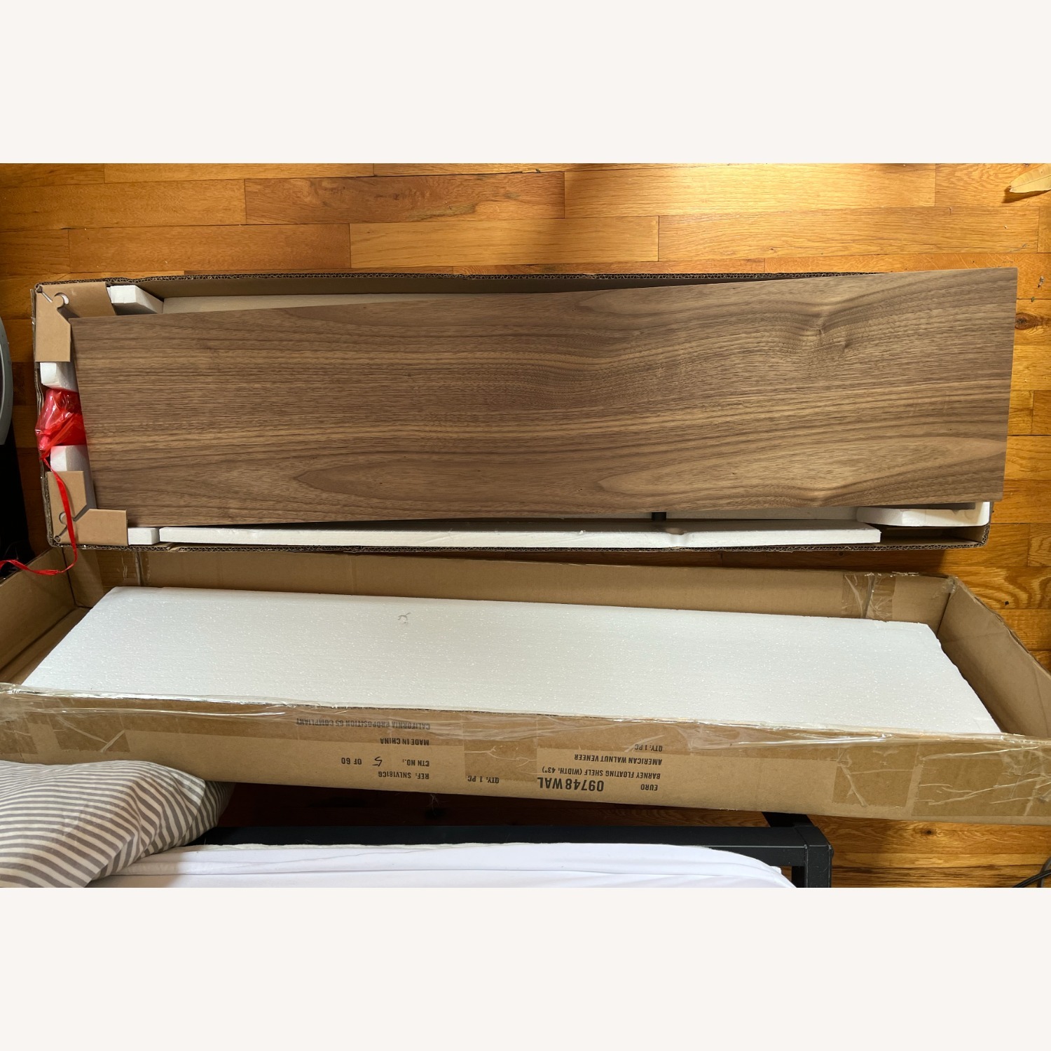 Wayfair Walnut Floating Shelf - image-1