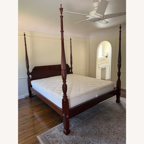 Used Ethan Allen King Size bed for sale on AptDeco