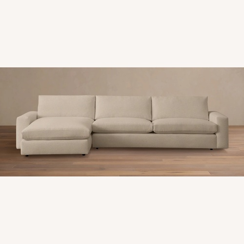 Used Kipton Wide Arm Two-Piece Chaise Sectional for sale on AptDeco