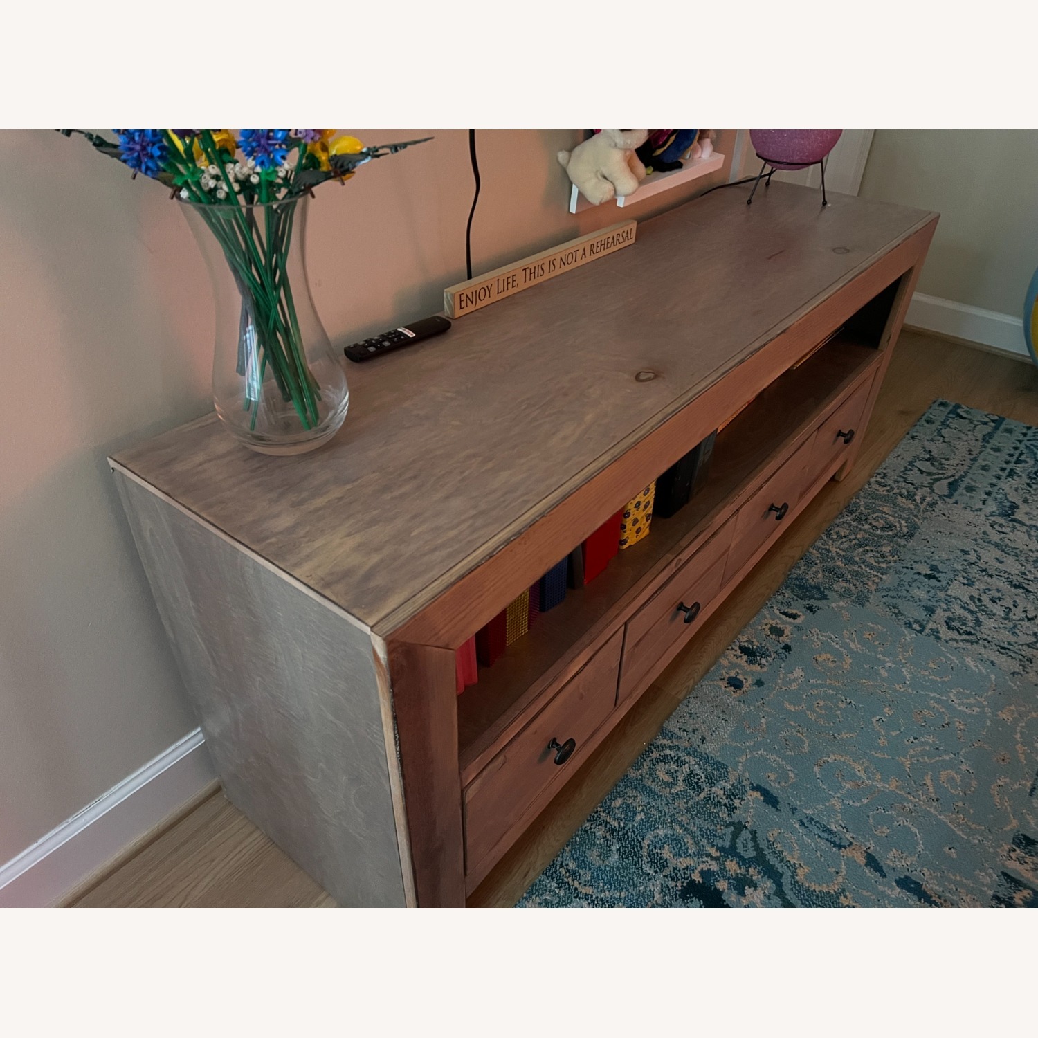 Console with Shelves and Drawers - image-3