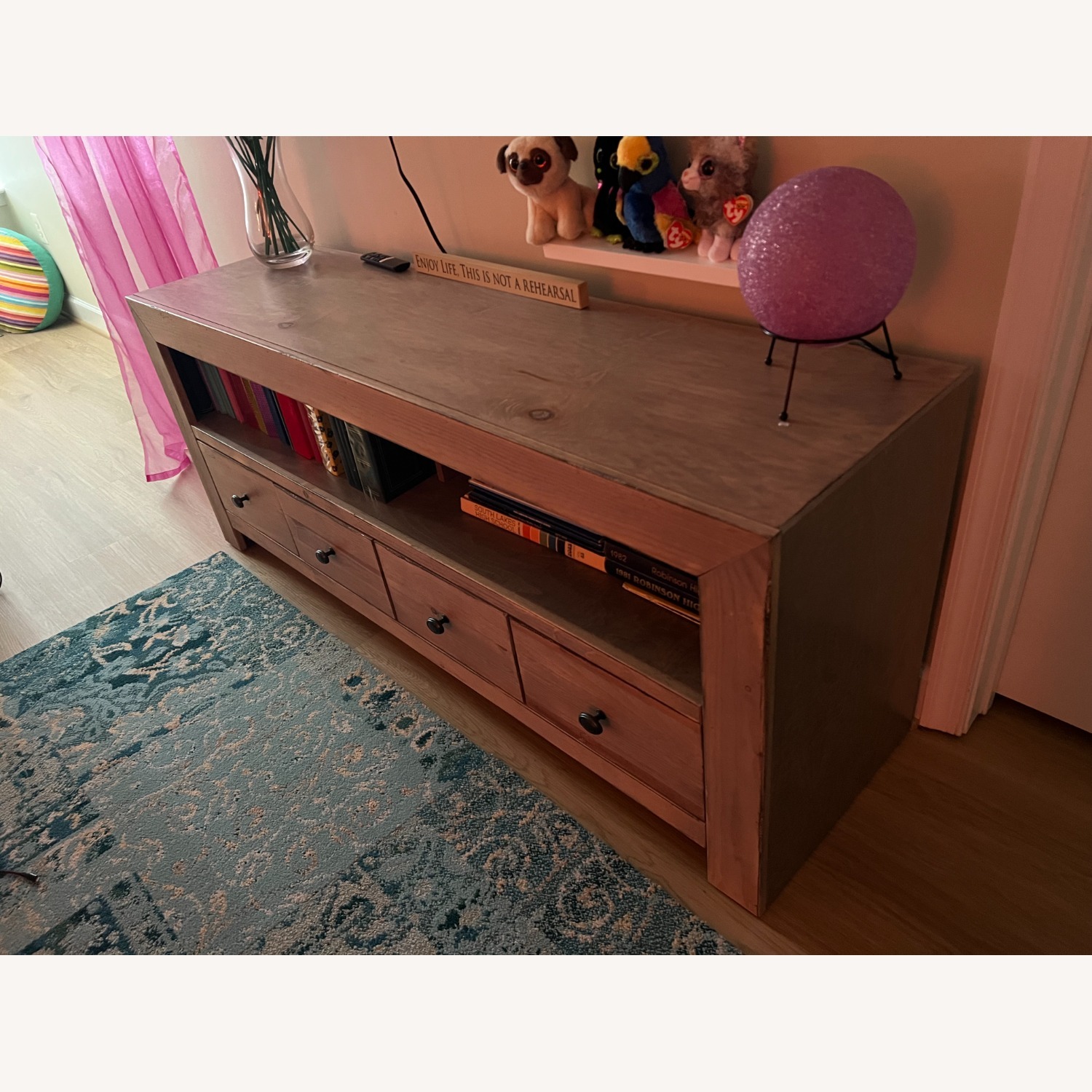 Console with Shelves and Drawers - image-2
