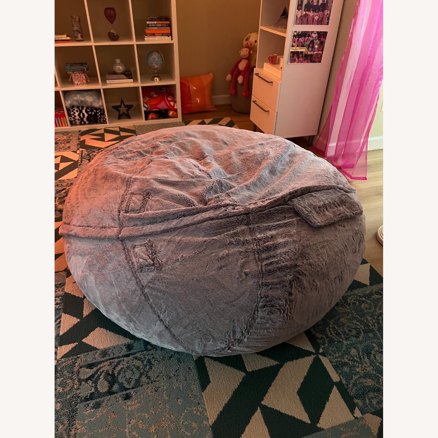LoveSac Movie Sac Gray - image-2
