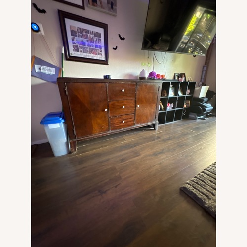 Used Mahogany Chest China Cabinet for sale on AptDeco