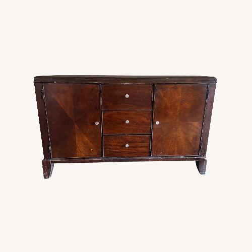 Used Mahogany Chest China Cabinet for sale on AptDeco