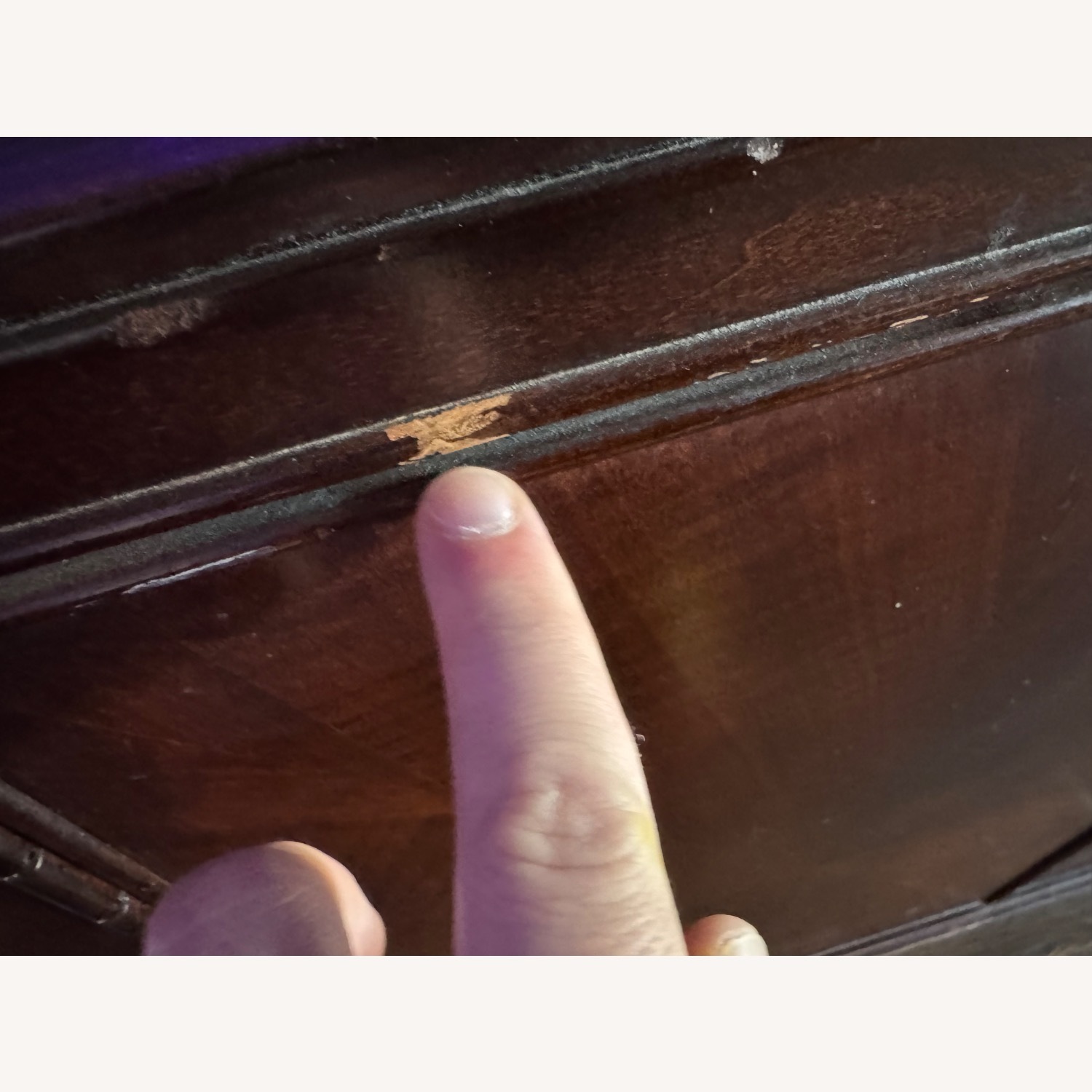 Mahogany Chest China Cabinet - image-5