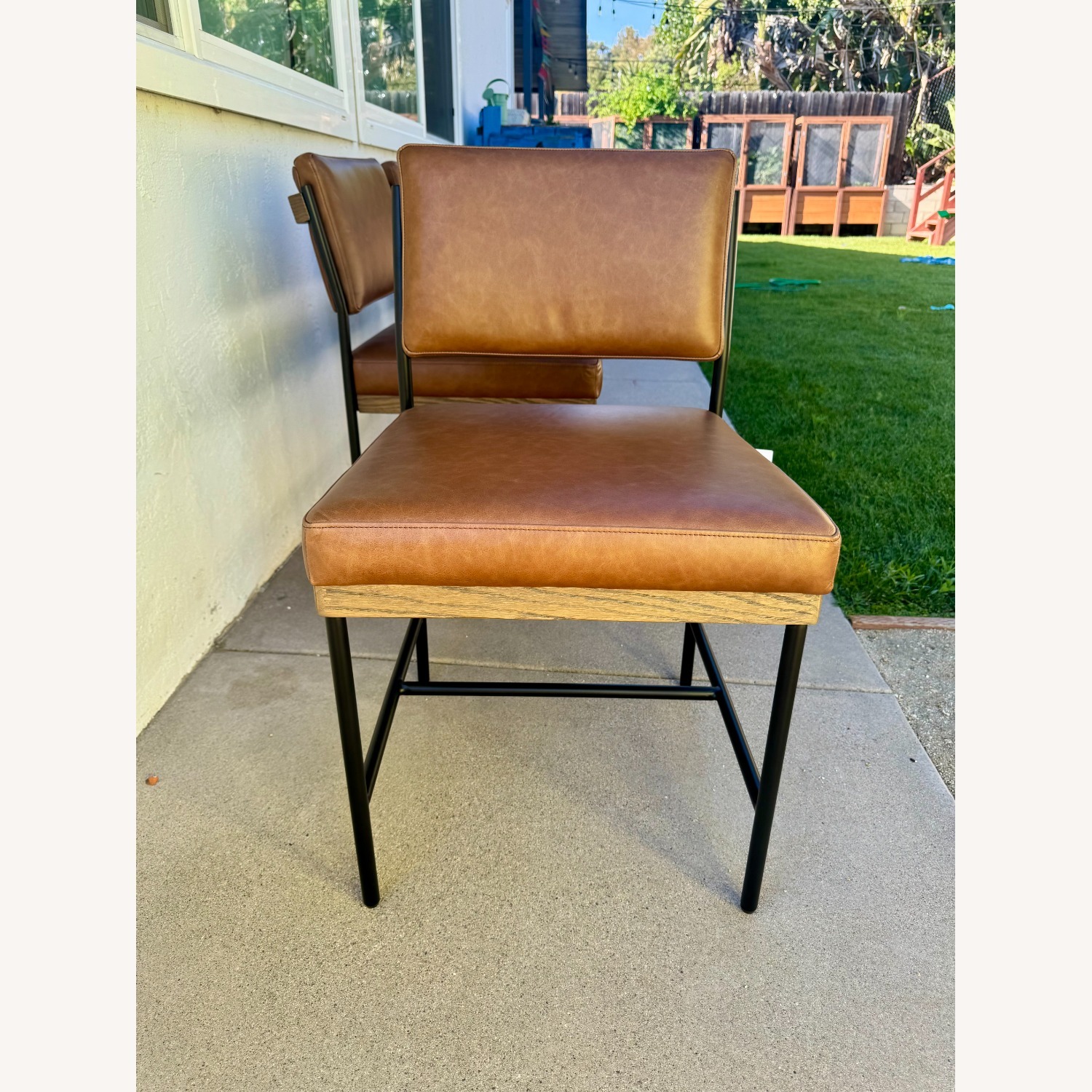 Four Hands Benton Leather Dining Chairs