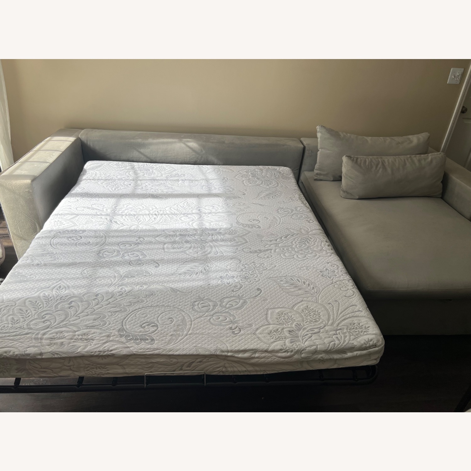 West Elm Sectional Sleeper Sofa With Storage - image-2