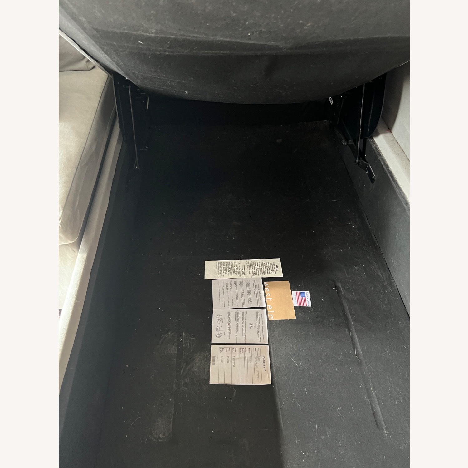 West Elm Sectional Sleeper Sofa With Storage - image-4