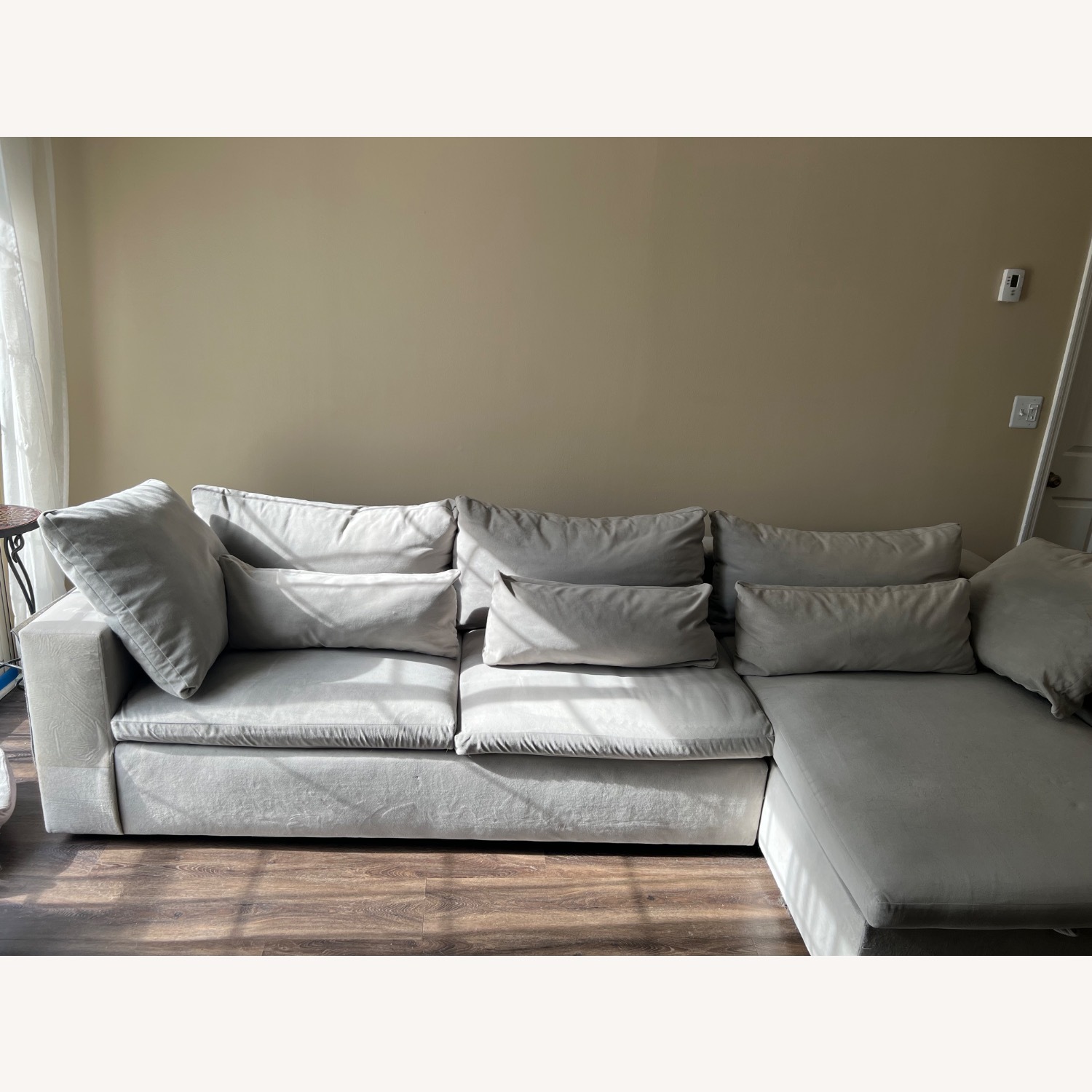 West Elm Sectional Sleeper Sofa With Storage - image-1