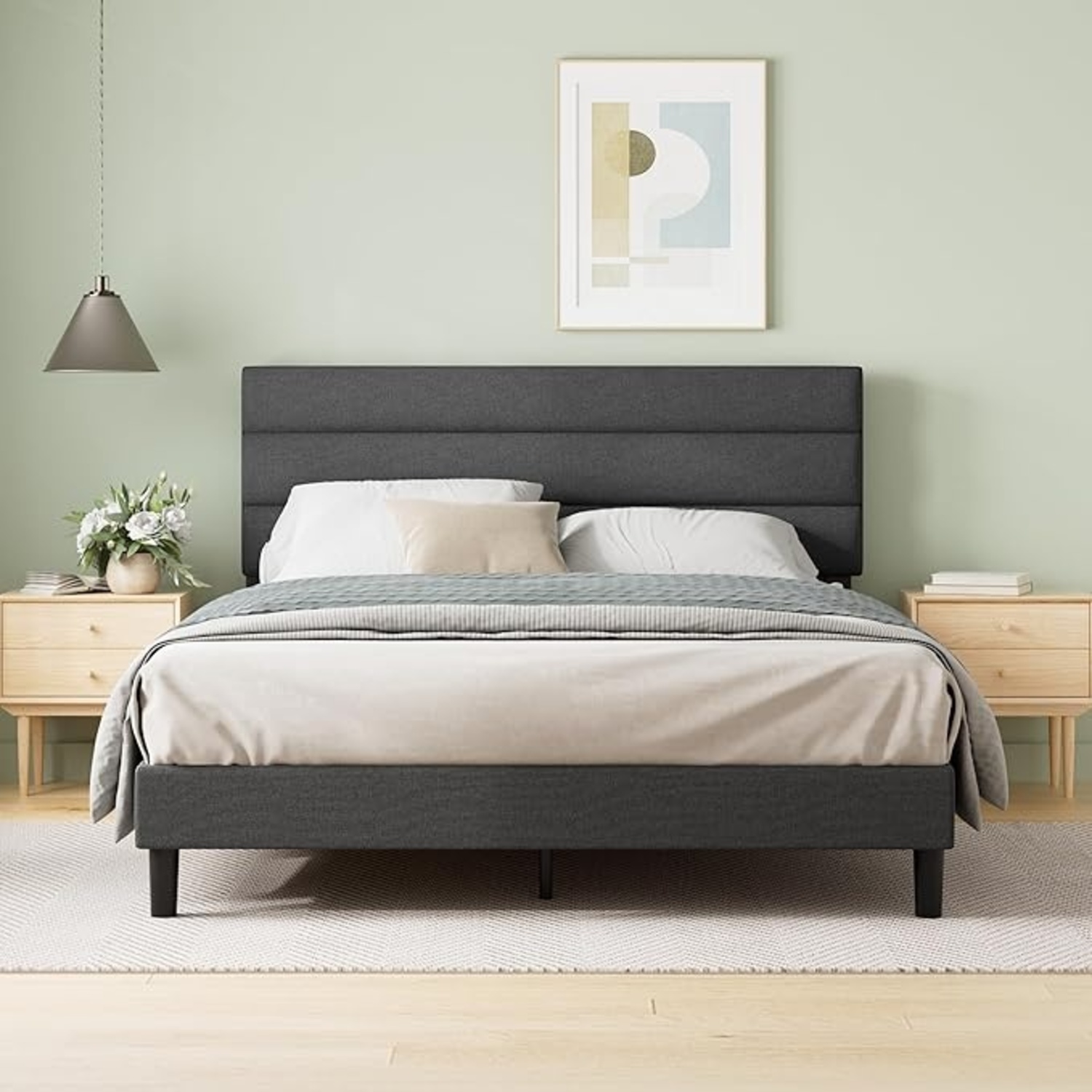 ZINUS Queen Piper Upholstered Platform Bed - image-4