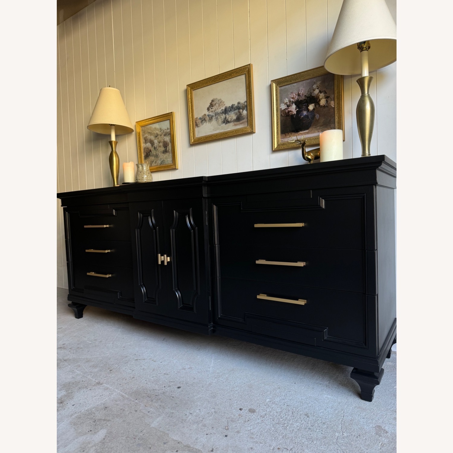 Black Thomasville Dresser - image-1