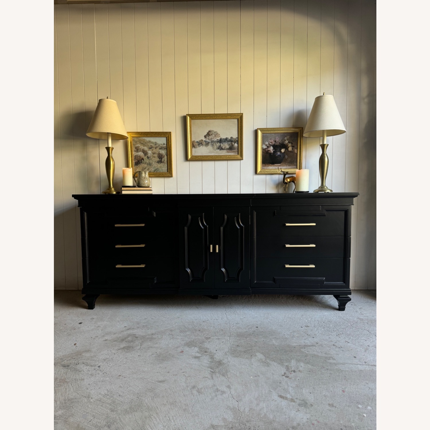 Black Thomasville Dresser - image-5