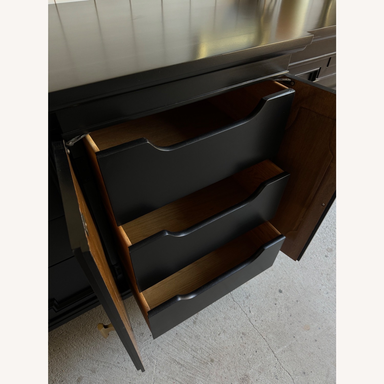 Black Thomasville Dresser - image-8