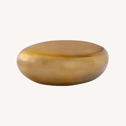 Used Perigold Golden Egg Coffee Table for sale on AptDeco
