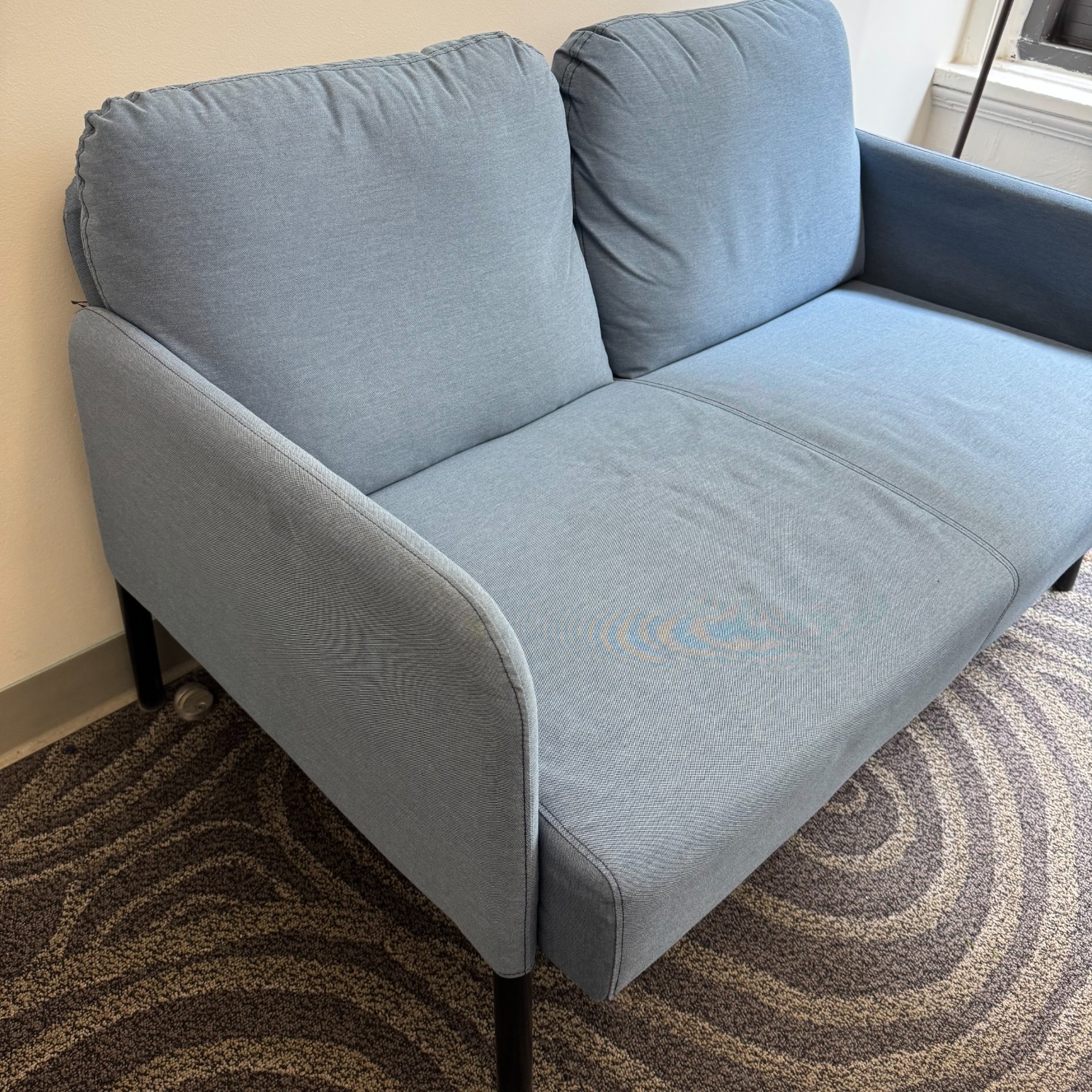 IKEA Glostad Loveseat in Knisa Medium Blue - image-2