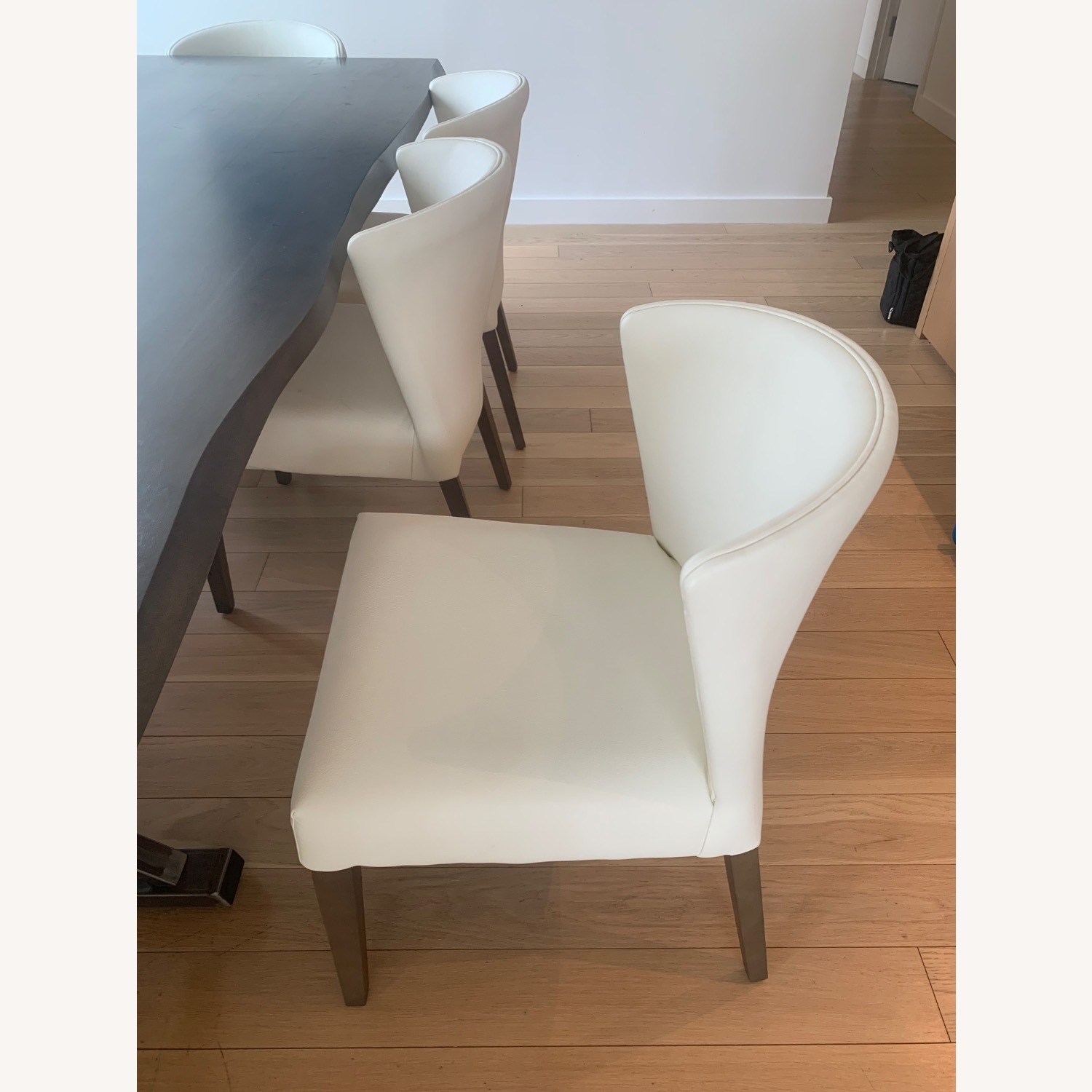 Safavieh Wooden Table and Leather Chairs  - image-4