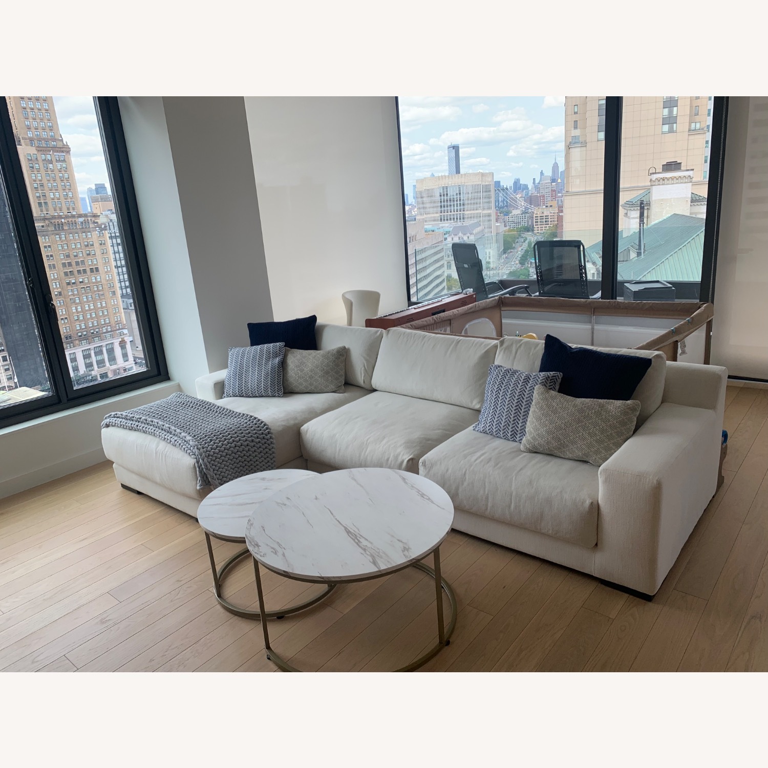 West Elm Sectional Sofa  - image-1
