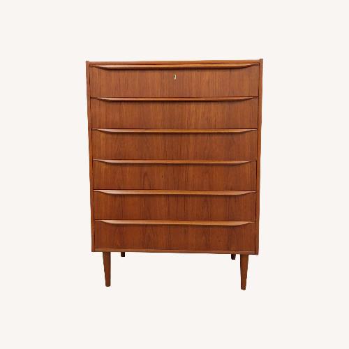 Used Vintage Danish Mid Century Modern Teak Dresser for sale on AptDeco