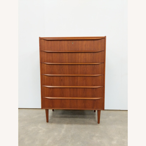 Used Vintage Danish Mid Century Modern Teak Dresser for sale on AptDeco