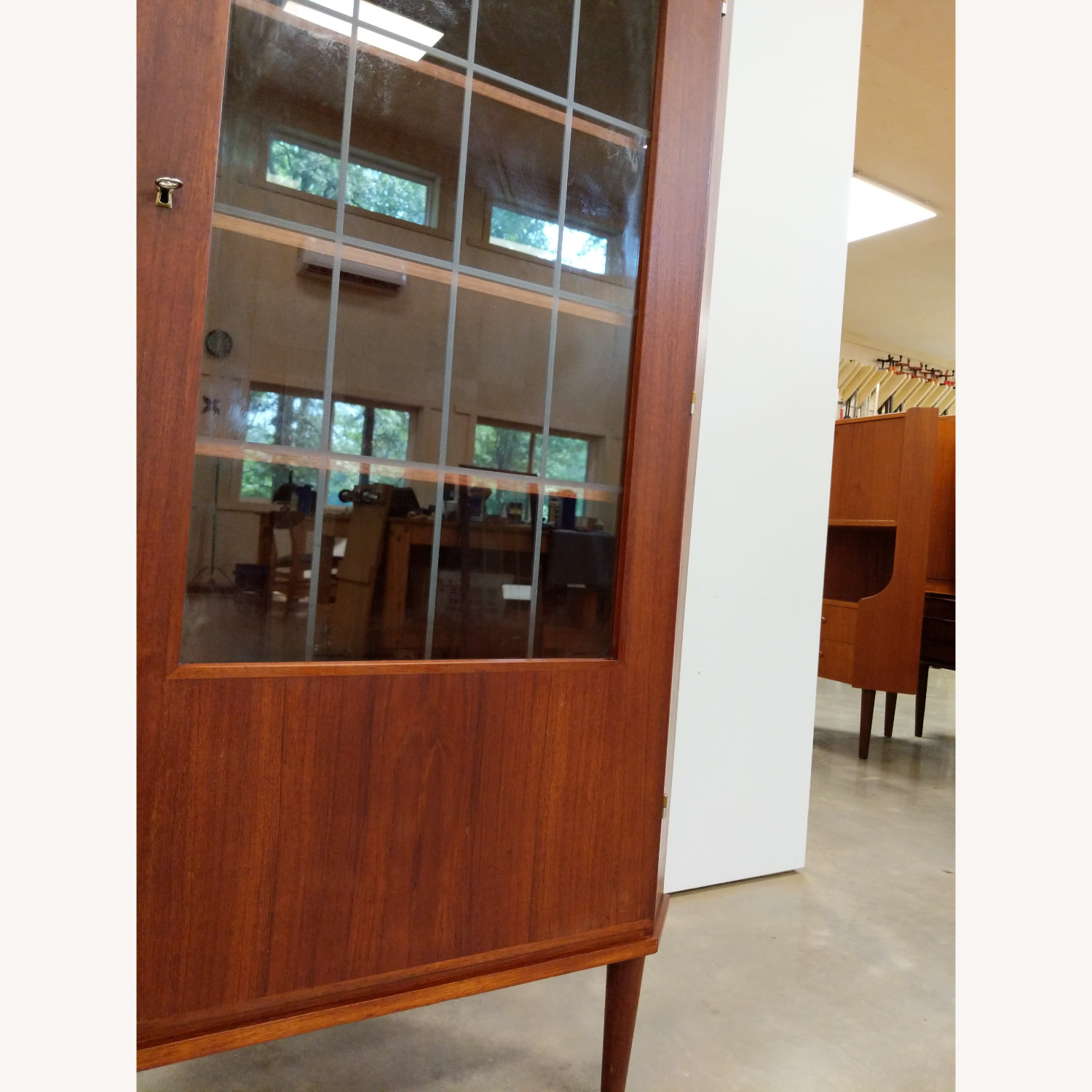 Vintage Danish Modern Teak Corner Cabinet - image-6