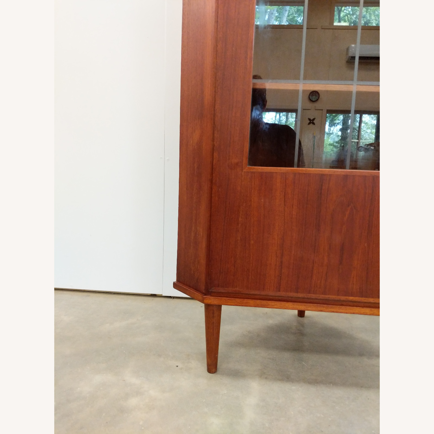 Vintage Danish Modern Teak Corner Cabinet - image-5