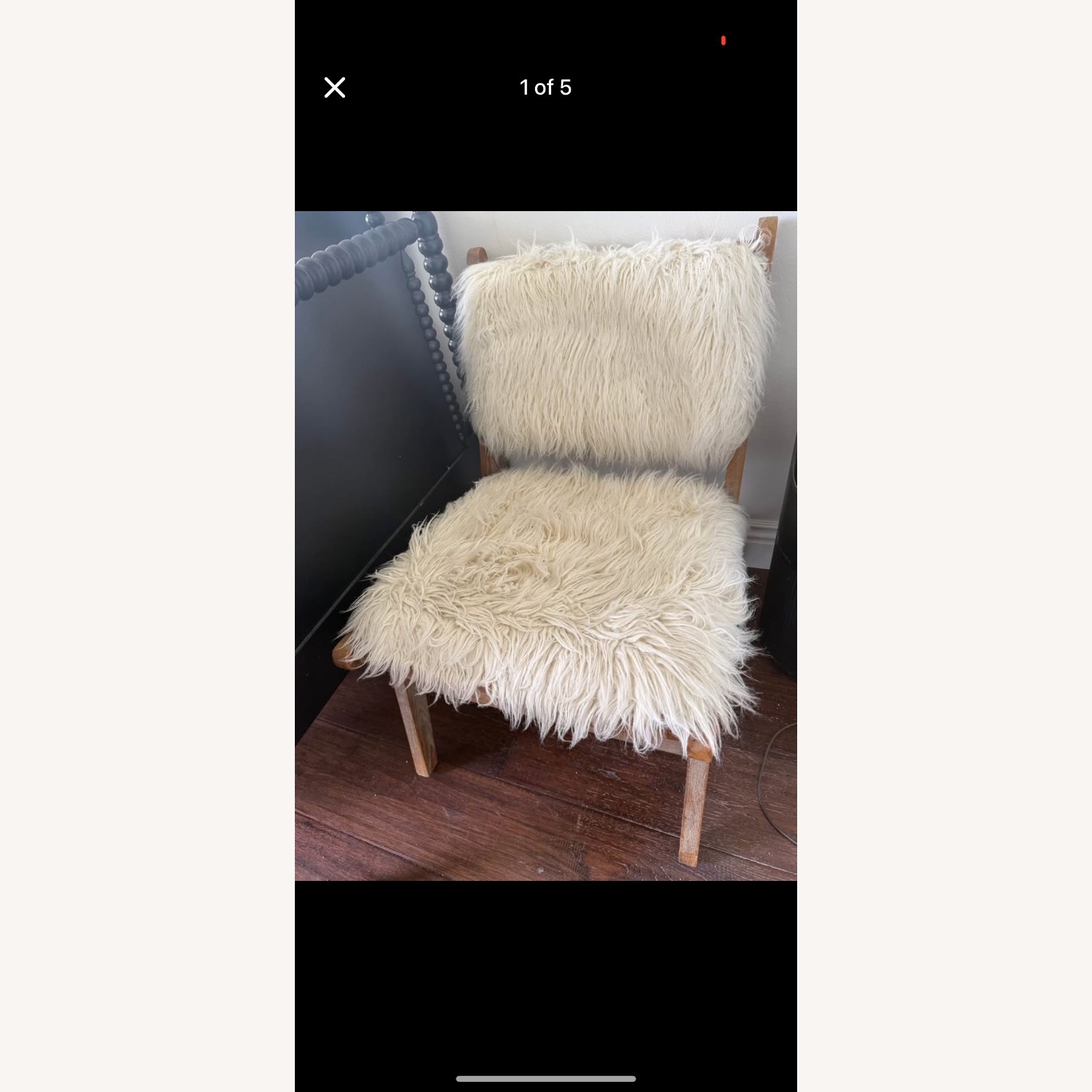 World Market Solid Faux Chair - image-4