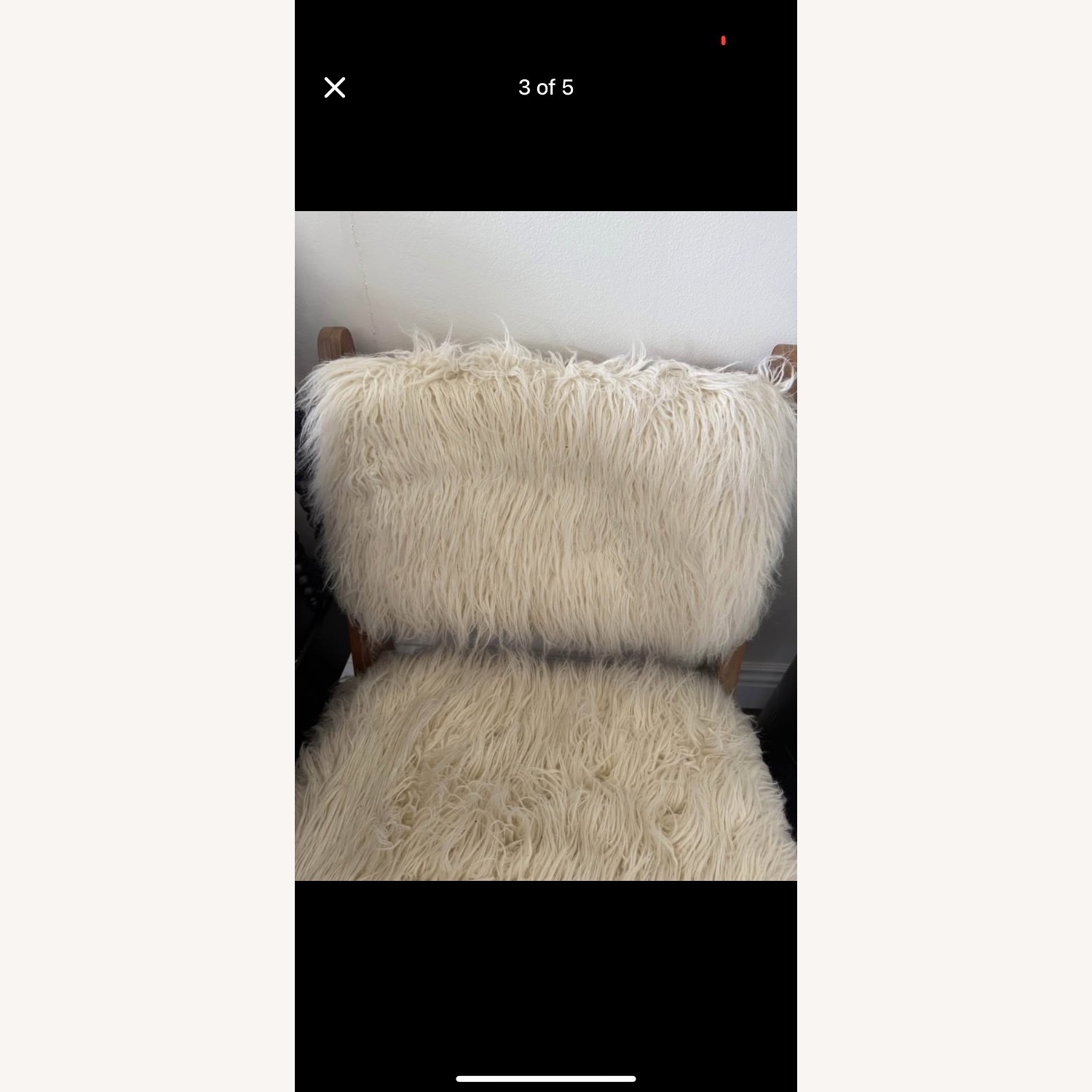 World Market Solid Faux Chair - image-2