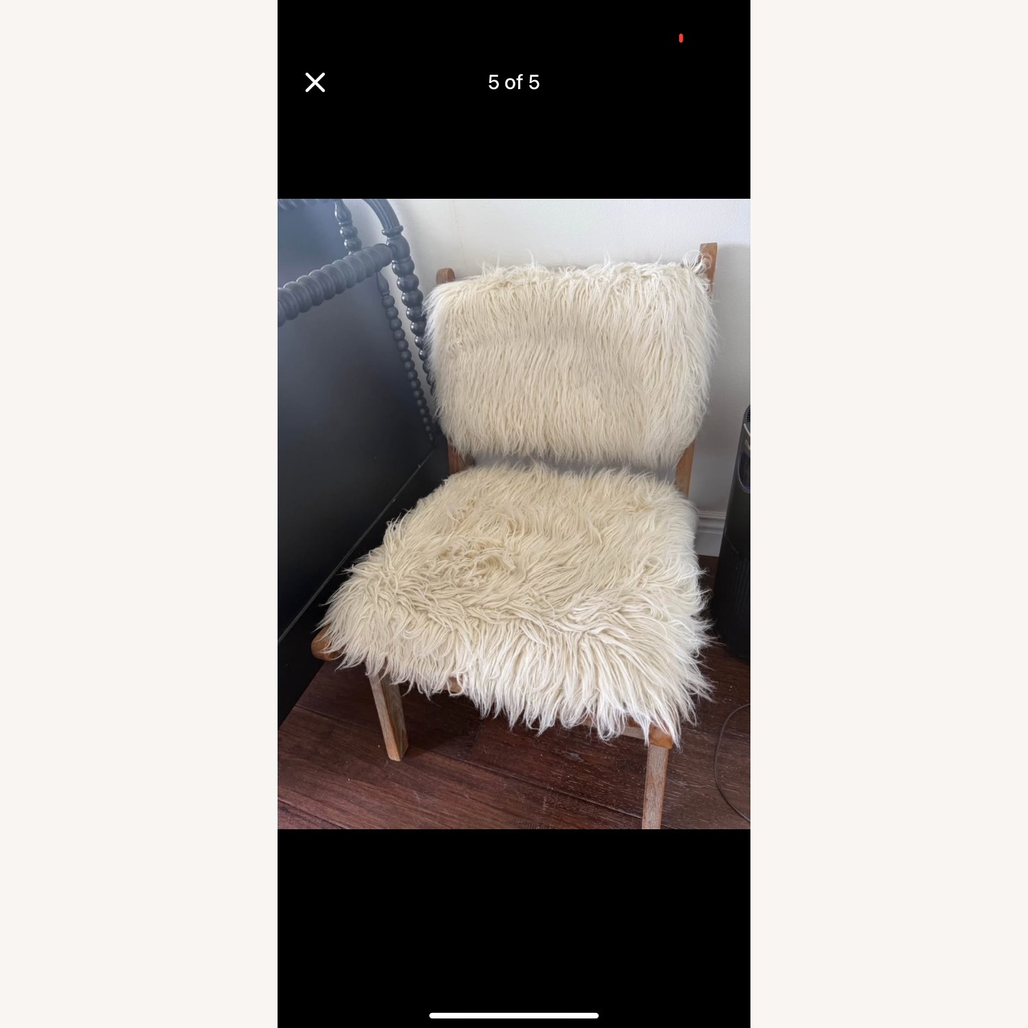 World Market Solid Faux Chair - image-1