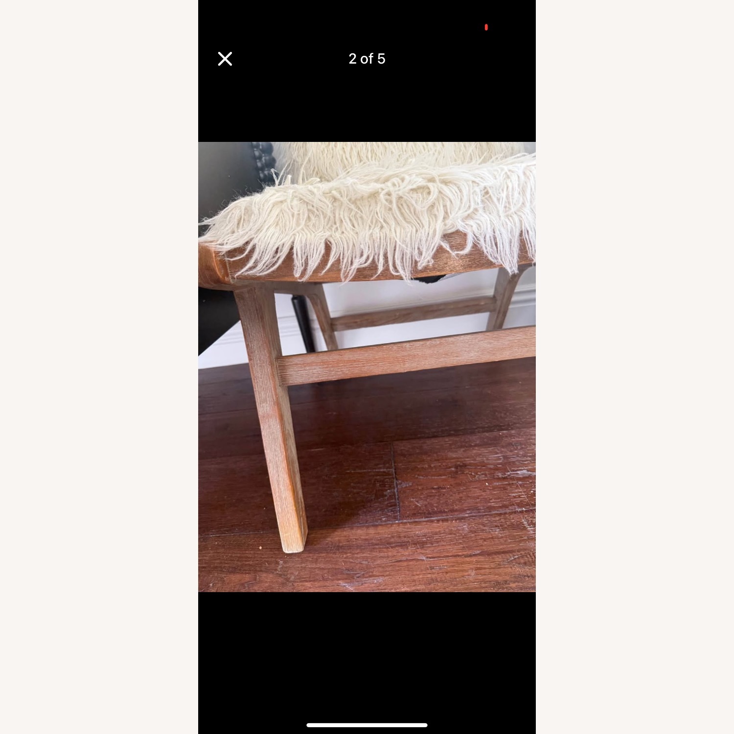 World Market Solid Faux Chair - image-3