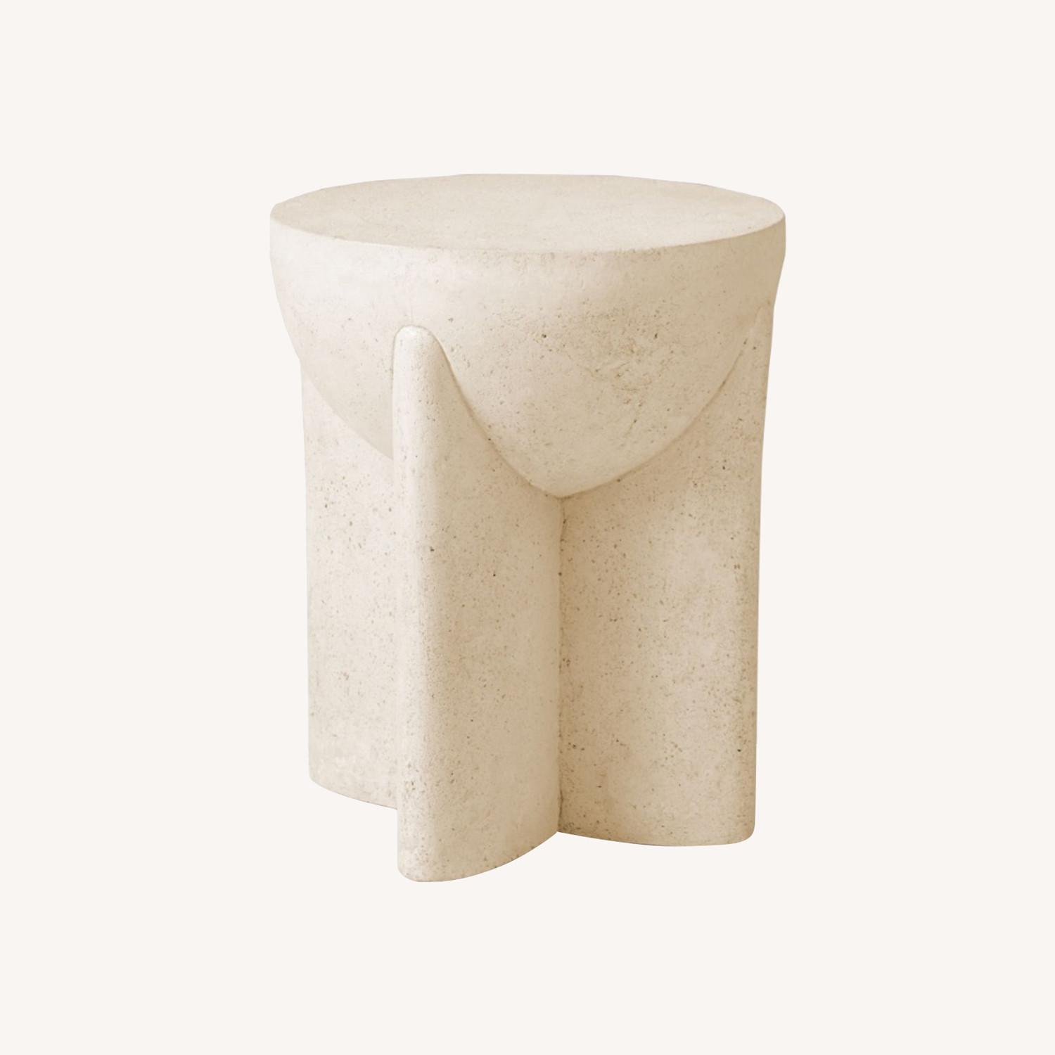 West Elm Lava Stone Side Table - image-0