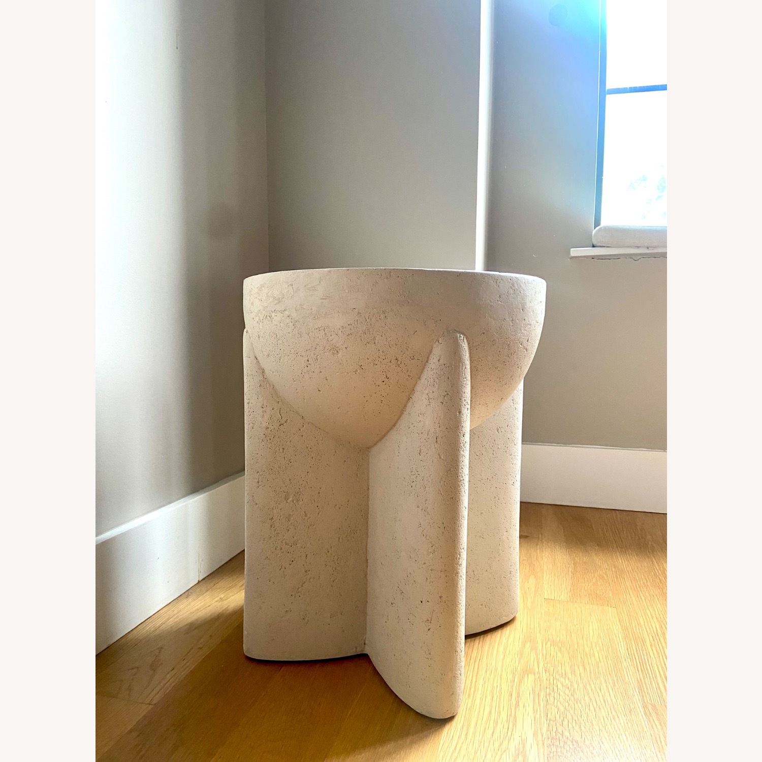 West Elm Lava Stone Side Table - image-4