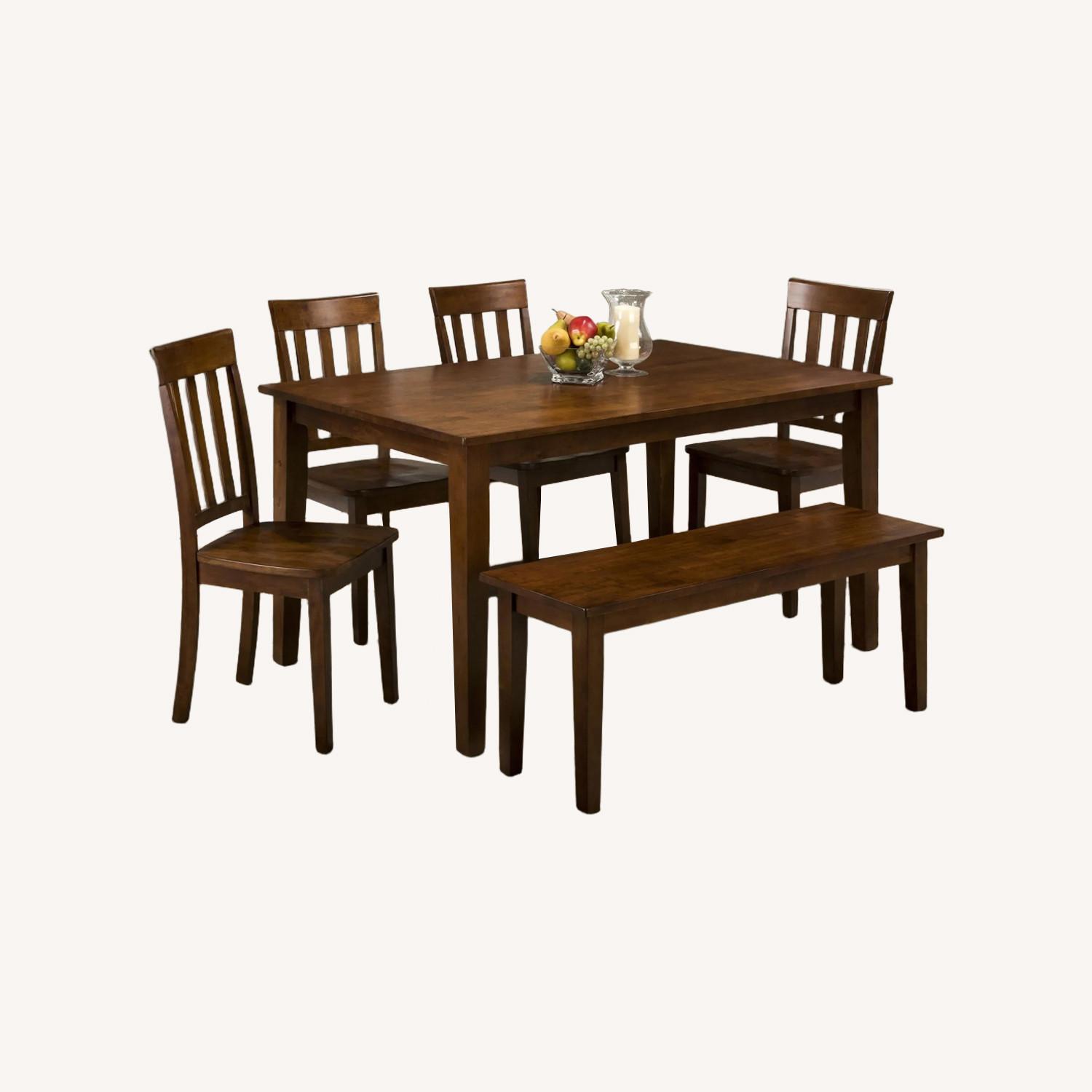 Raymour & Flanigan Dining Room Table and Chairs - image-0