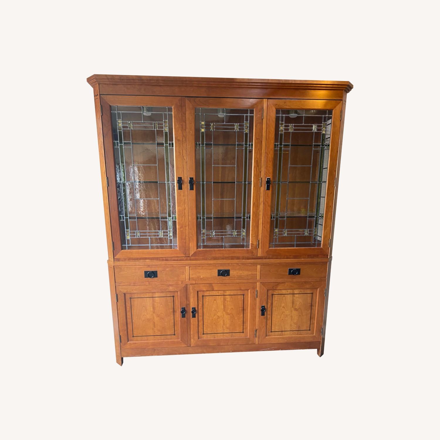 Stickley Three Door Buffet and China Top - image-0