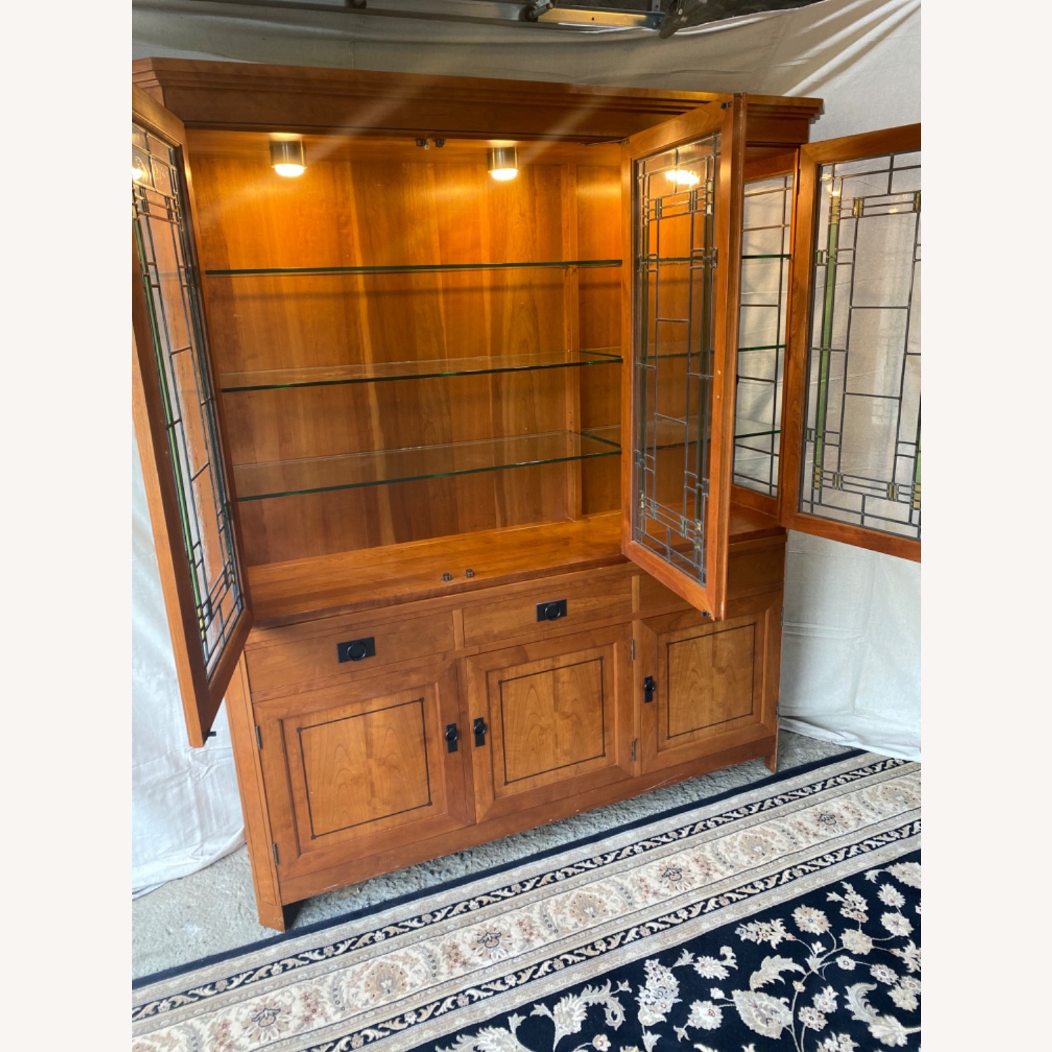 Stickley Three Door Buffet and China Top - image-7