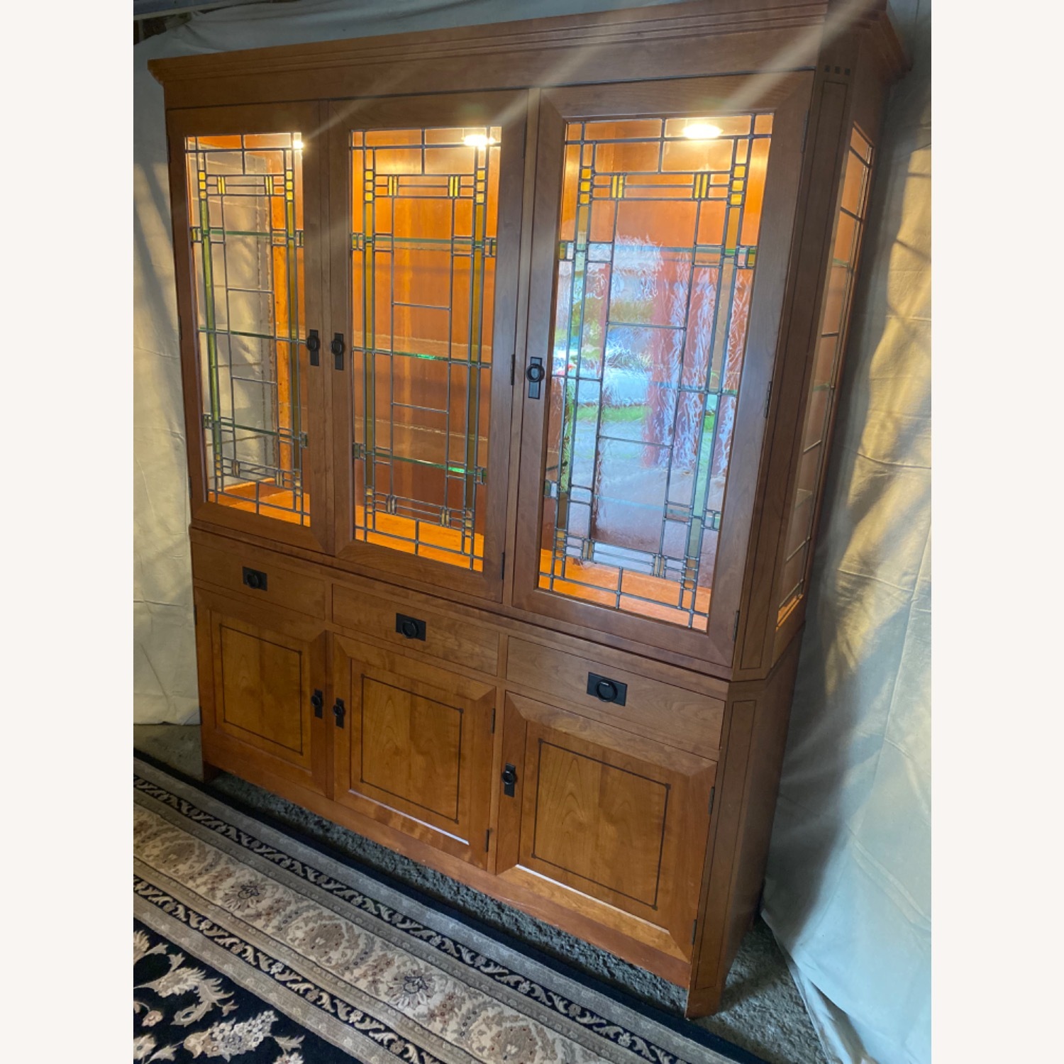 Stickley Three Door Buffet and China Top - image-9