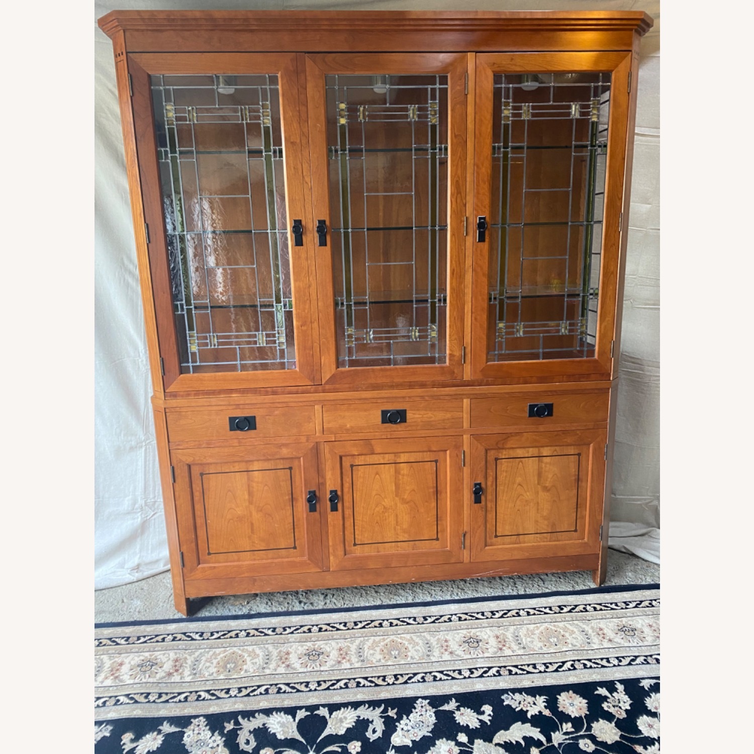 Stickley Three Door Buffet and China Top - image-4