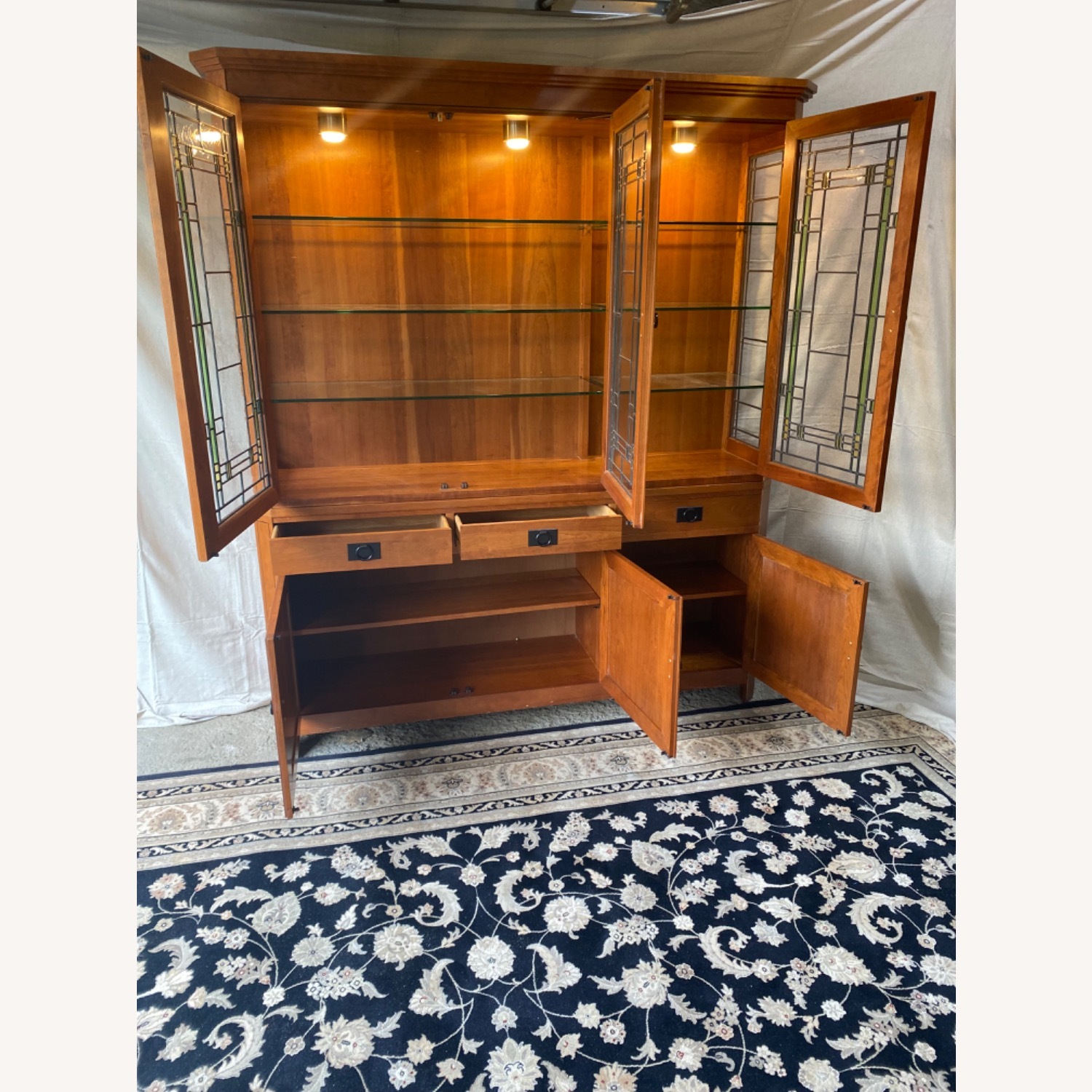 Stickley Three Door Buffet and China Top - image-6