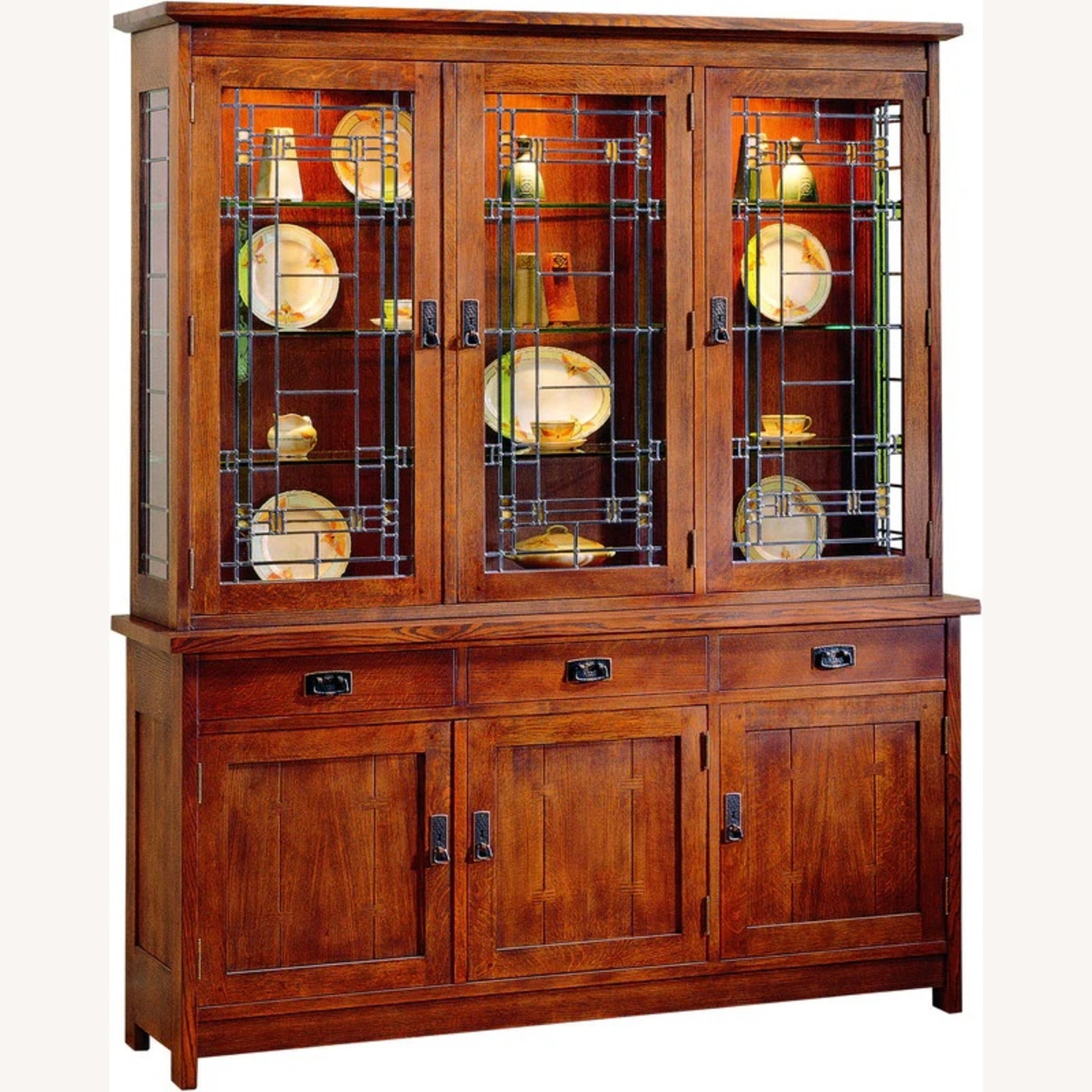 Stickley Three Door Buffet and China Top - image-13