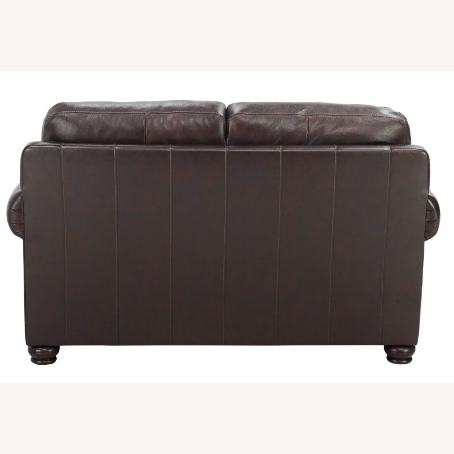 Raymour & Flanigan Alistair Leather Loveseat - image-3