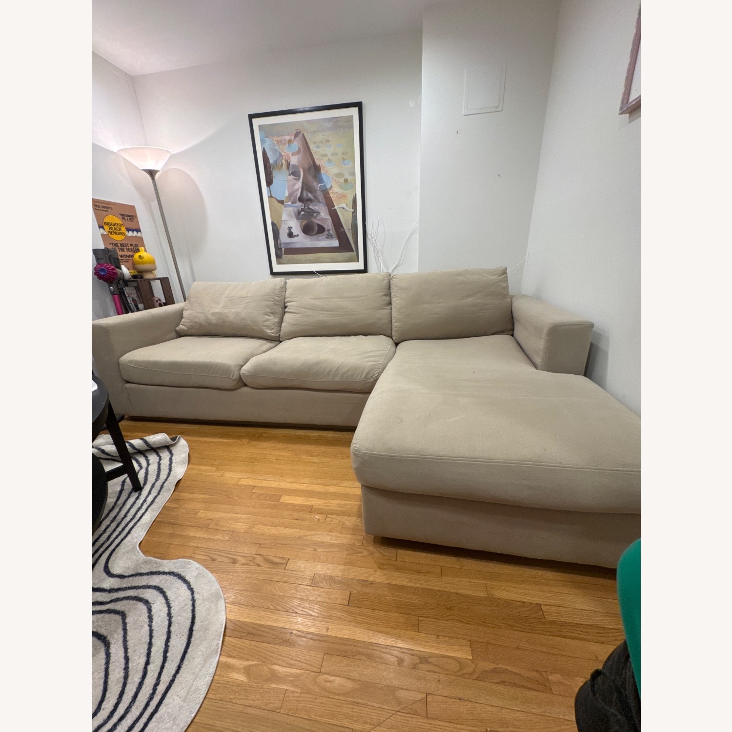 Sage Green Super Soft Sofa - image-5